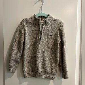 Boys toddler 1/2 zip sweater